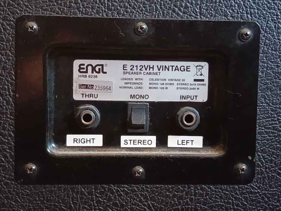 ENGL E212VH Black Cab + Flight Case
