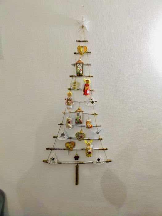 АКЦИЯ!!! Эко елка на стену, новогодний декор, handmade