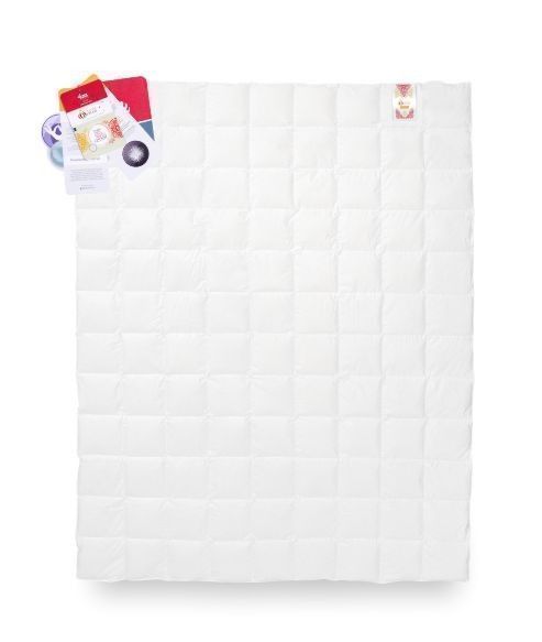 Kołdra AMZ NATURAL OUTLAST letnia, puch 100% 155x200cm Biały