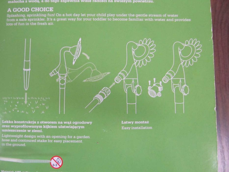 NOWY Zraszacz dla dzieci Kwiat