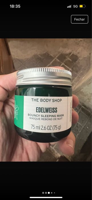 Produtos skin care the body shop