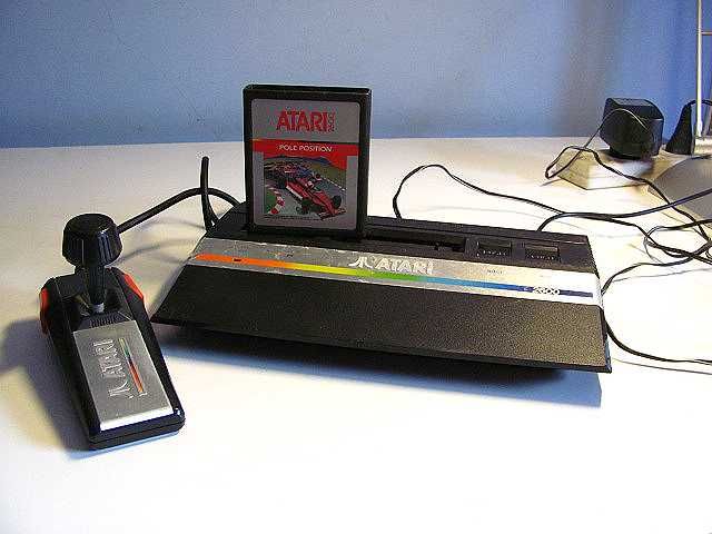 Oryginalna Konsola do gier Atari 2600 + 1 dżojstik + zasilacz