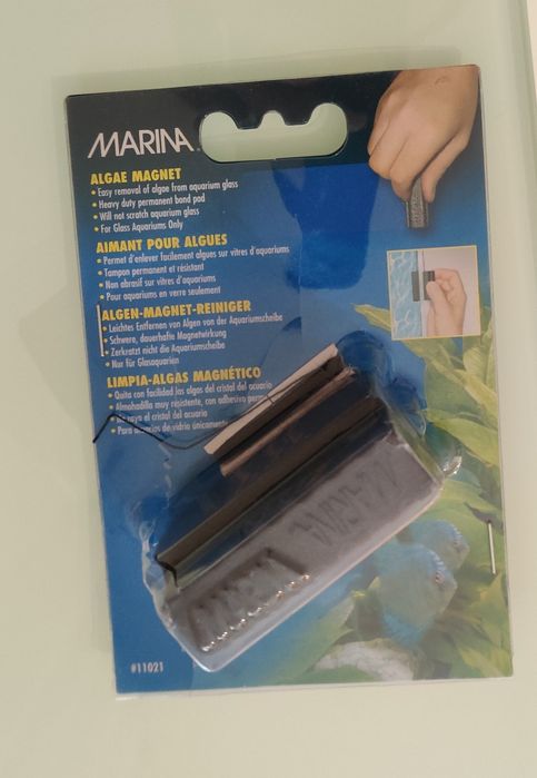 Limpa algas magnético aquário Marina