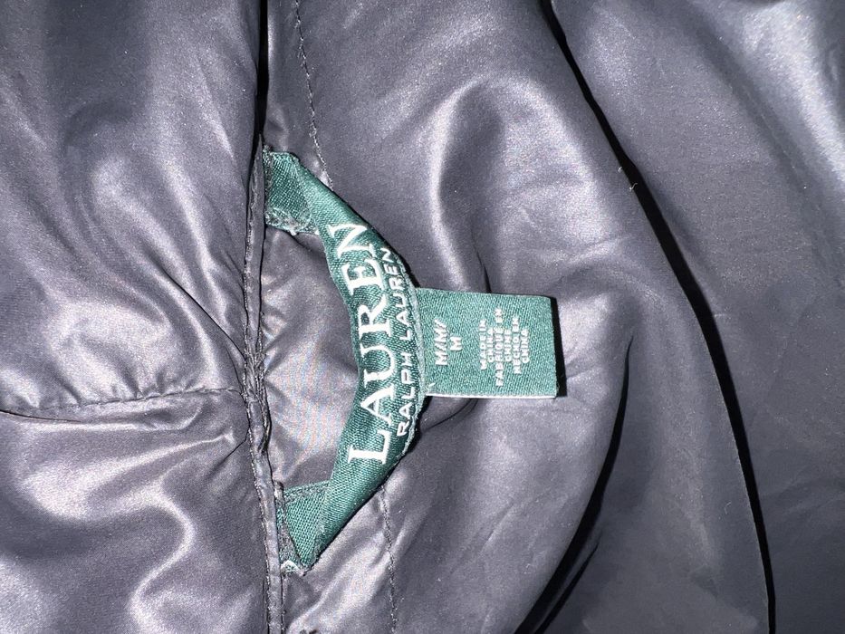 Ralph lauren  puchowa czarny płaszcz  damski M 38 wiosenny