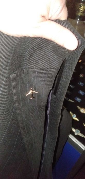 Брошь подарочная самолёт