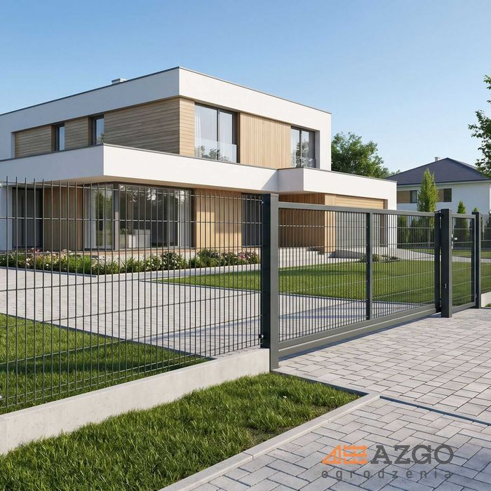 Ogrodzenie panelowe 3D,2D Kompletne zestawy gotowe do montażu