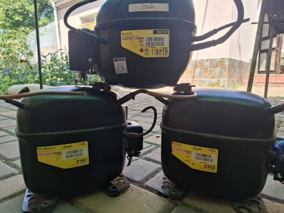Компрессори, компресор r404/507  Danfoss, acc, aspera, cubigel,tecumse
