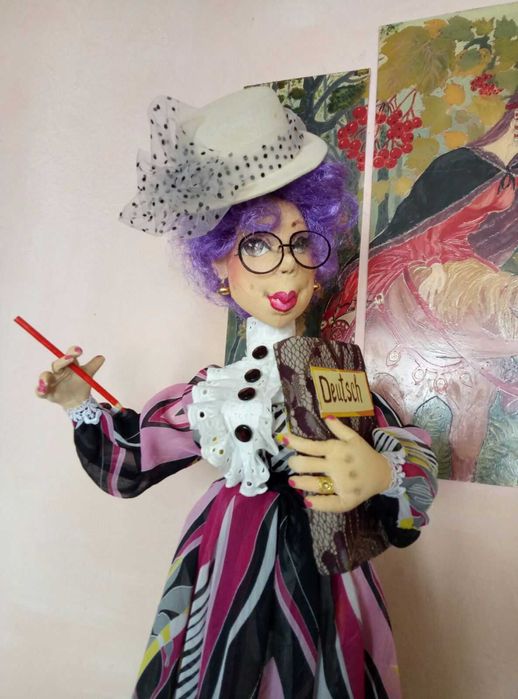 Текстильная интерьерная кукла (ручная работа ) - подарок декор сувенир