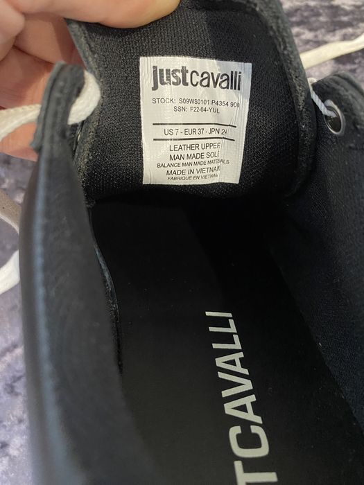 Кеди шкіряні Just Cavalli