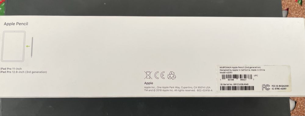 Apple Pencil  generation 2 MU8F2AM/A