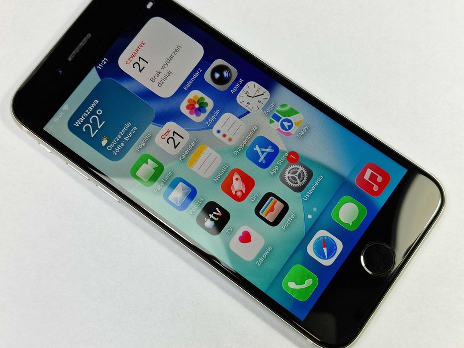 iPhone SE 2 Gen 2020 64GB / 86% / Grade A- / White / Gwarancja / ładowarka