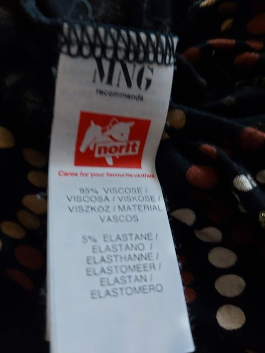 Vestido de manga a 3/4 da Mango tamanho S