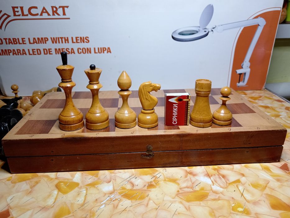 Шахмати радянські , дошка 40х40 см