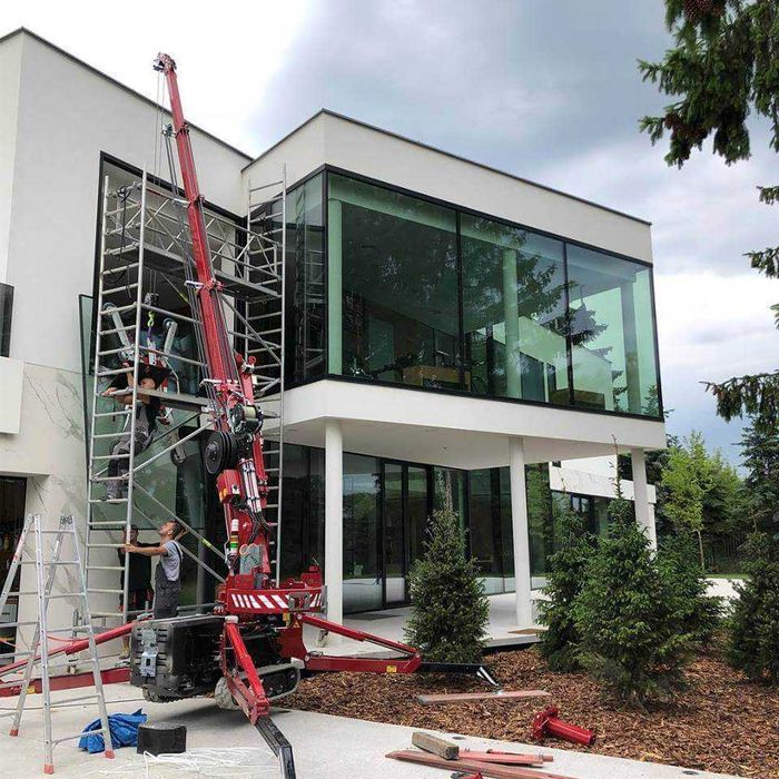 Mini Żuraw Wynajem Z Operatorem//Dźwig Samojezdny//Pająk//Montaż//