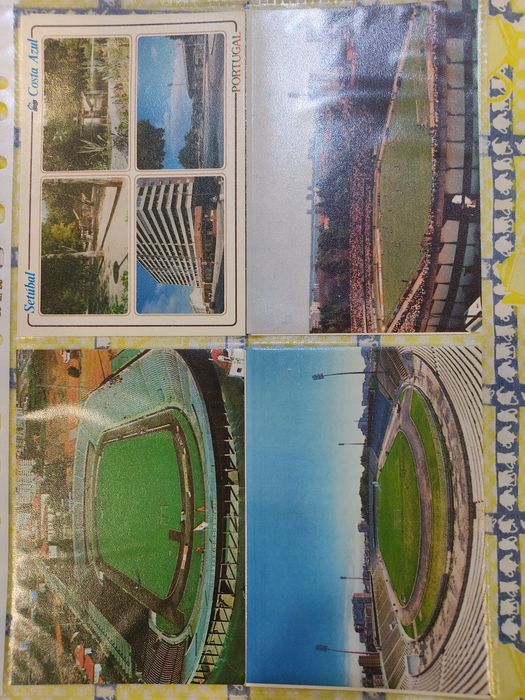 postais do estádio do Bonfim Setúbal