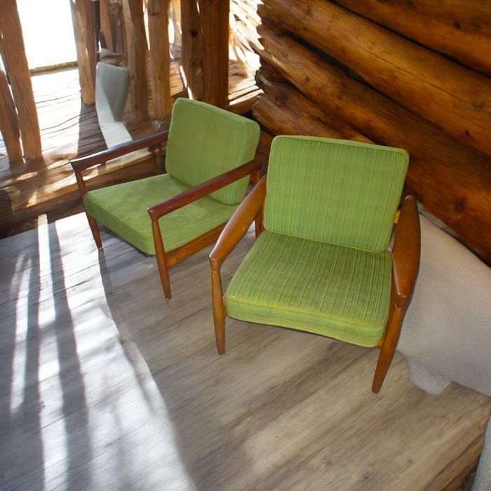 Unikat Para foteli Kolding, proj. Erik Wørts, IKEA, prl/ fotele /fotel