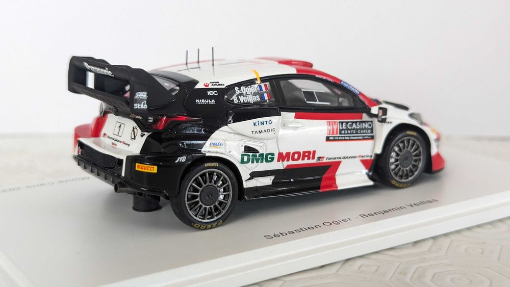 Spark 1:43 S6690 Toyota Yaris Rally1 WRC Ogier Rally Monte Carlo 2022