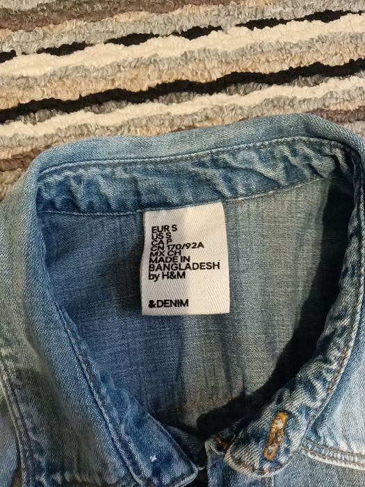 Джинсова сорочка S або М