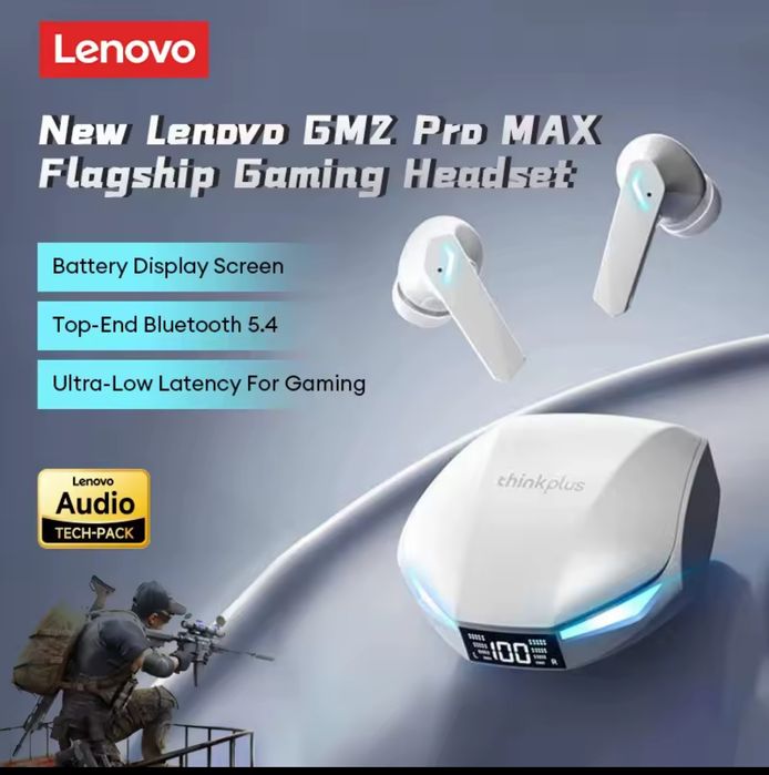 Fones Earbuds Bluetooth 5.4 Gaming Lenovo