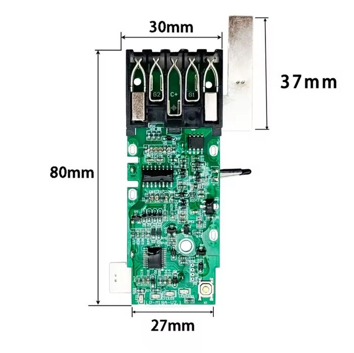 BMS PCB płytka kontroler akumulator Milwaukee M18 elektronika 18V