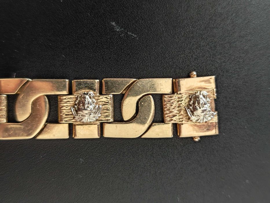Bransoletka Versace. Próba 585. Długość 22,5cm. Mało używana.