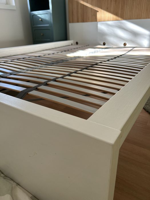 Cama de casal ikea branca