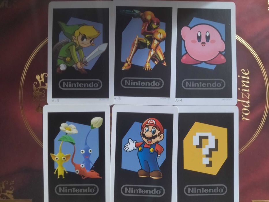 Karty AR na Nintendo 3DS/3DS XL, New 3DS, New 2DS XL - zestaw 6 kart !