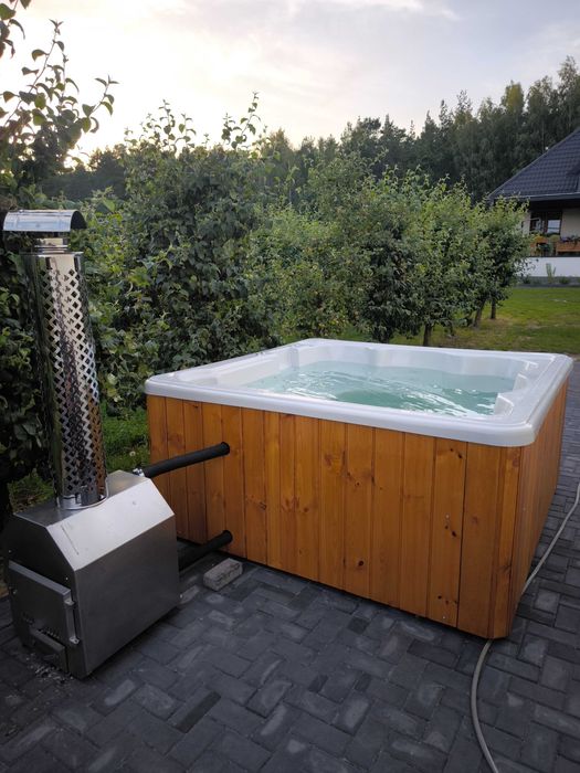 Jacuzzi 6 osób do sauna beczka balia bania ruska basen hydromasaż piec