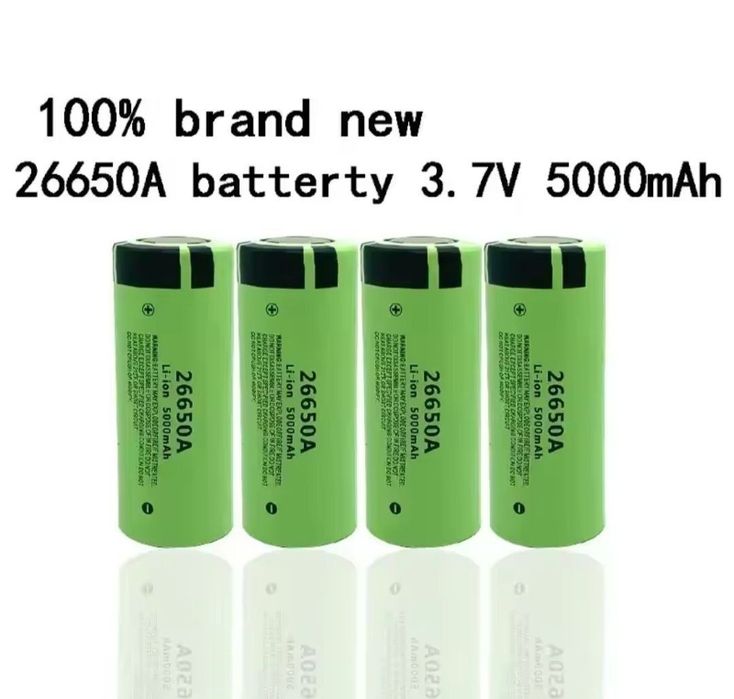 Panasonic  Батарейка Аккумулятор 26650А 3.7V-4.2 V  5000 mah Original