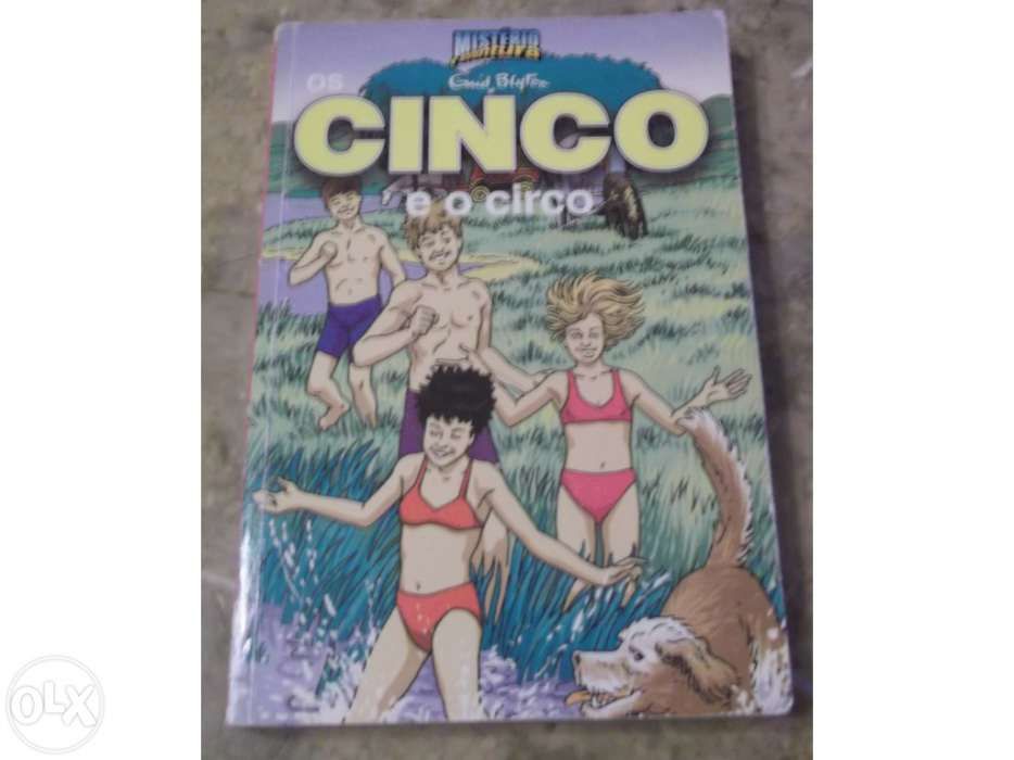Livro coleção Os Cinco