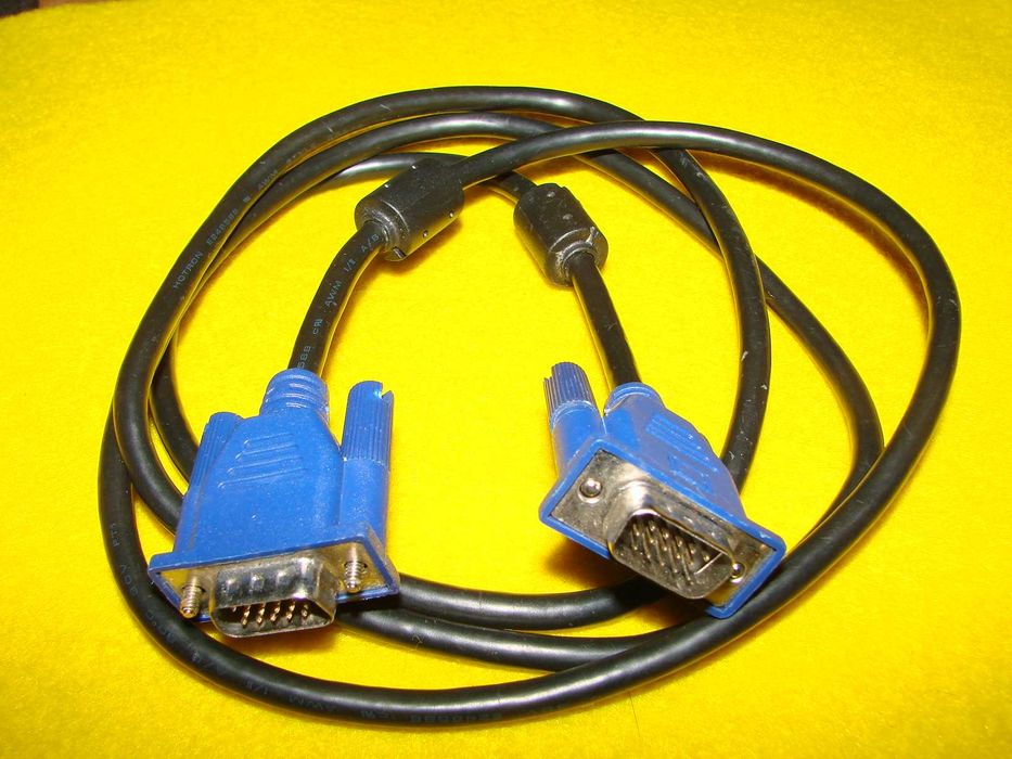 Кабель, провод, шнур VGA для ПК, ноутбука, компьютера