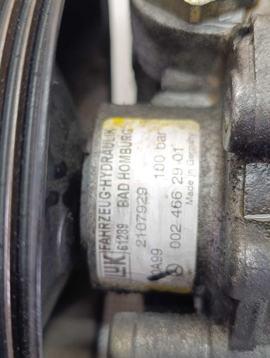 slk r170 mercedes pompa wspomagania sprawna 2,0b