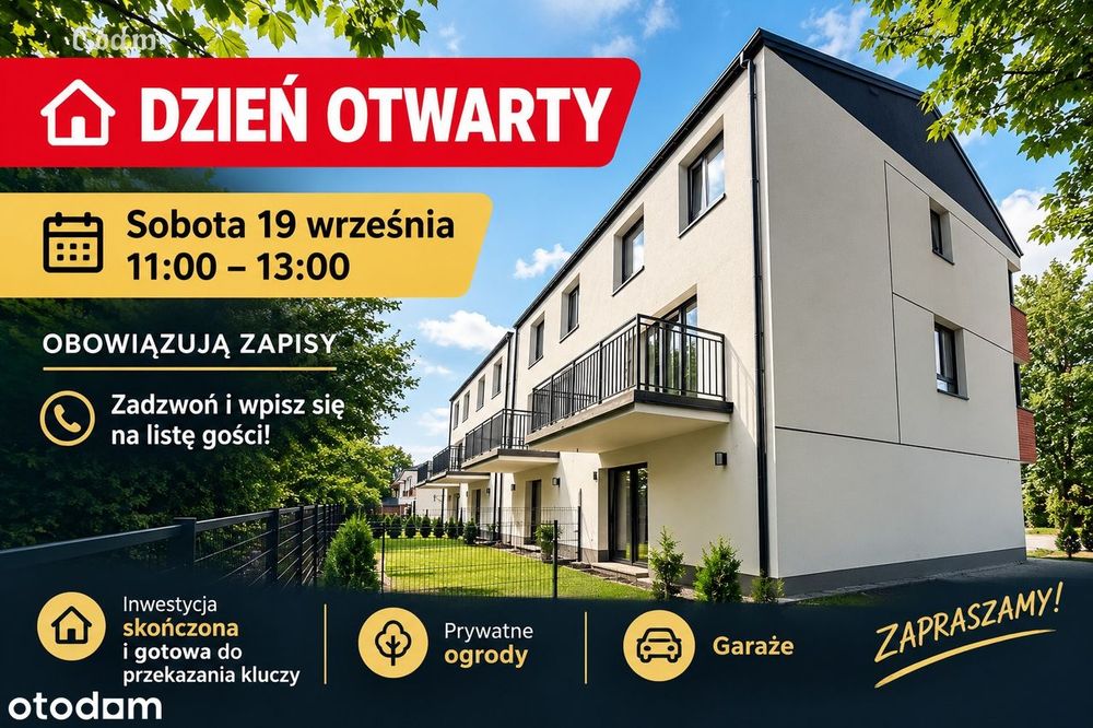 Gotowy dom pośród dębów, 136 m, 4 pok., balkon, ogródek, na biuro