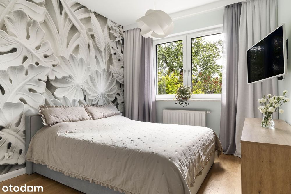 3 pokoje z ogrodem 42 m² | kameralny budynek | Klecina