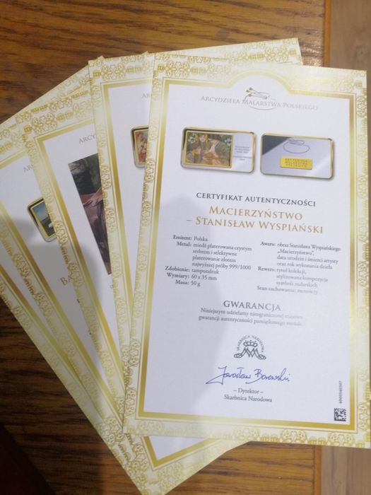 Numizmaty Arcydzieła malarstwa polskiego