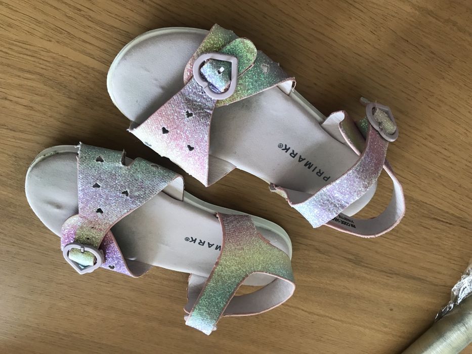 Primark Pink Sandals with Shiny Highlights T30-31