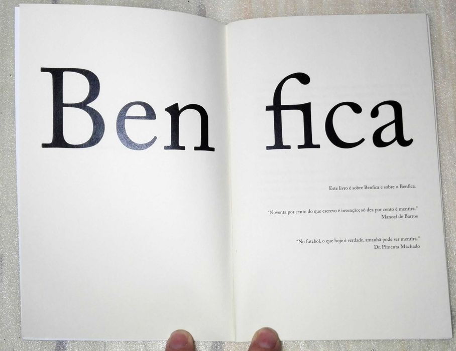 Livro Benfica Tó Carlos