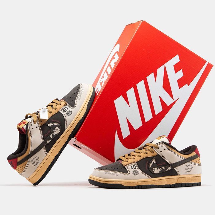 Чоловічі Кросівки Nike SB Dunk Low x Stussy 40-45 (Без Прелоплати)