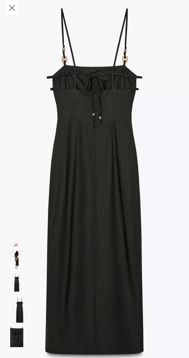 Сукня Zara льон лляна сукня