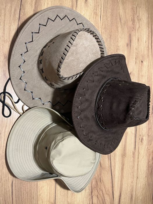 Kowbojskie kapelusze 3 szt