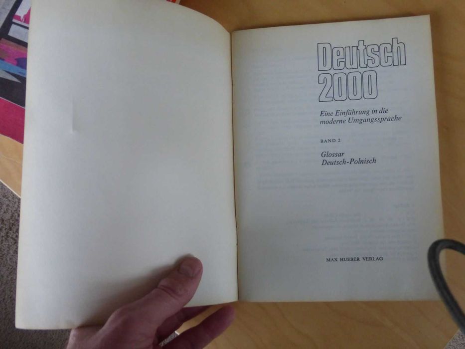Deutsch 2000 band 2 + Arbeitsbuch + Glossar Deutsch-Polnisch 3 książki
