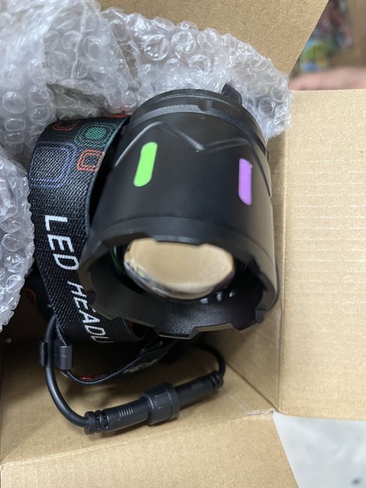 Lanterna de cabeça mais potente do mercado 3 baterias