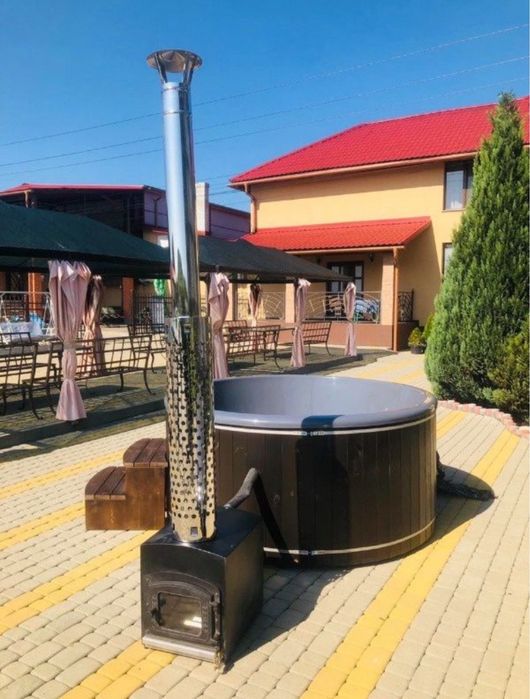 Чан на дровах. Виробник. Джакузі на вулицю.Лазня вдома. Уличне джакузі