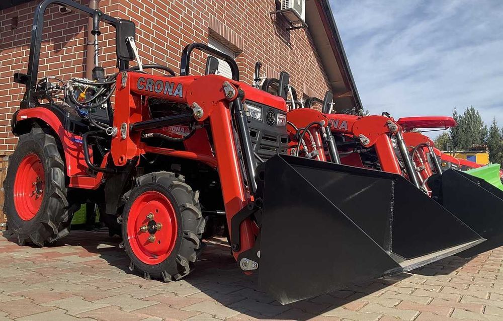 Traktor ciągnik CRONA CR254 4x4 25KM Homologacja DIESEL + ŁADOWACZ TUR