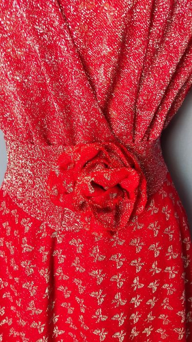 Sukienka na wesele brokatowa. na Sylwestra, karnawał roz. 40/42/44