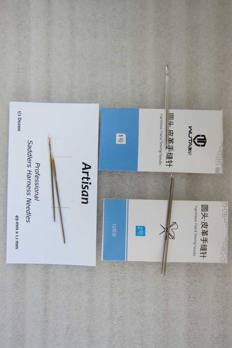 Иглы для кожи Вута иголки Wuta профессиональные для ручного шитья