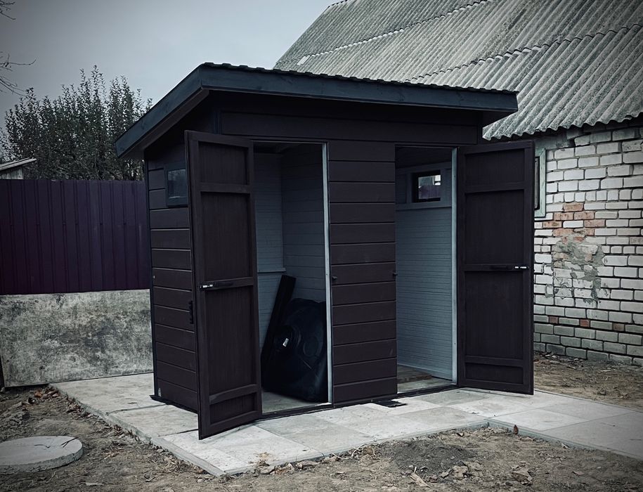 Туалет вуличний, душ, хоз блок, бесідка