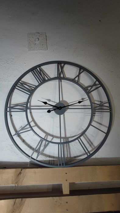 Zegar ścienny duży 82cm loft