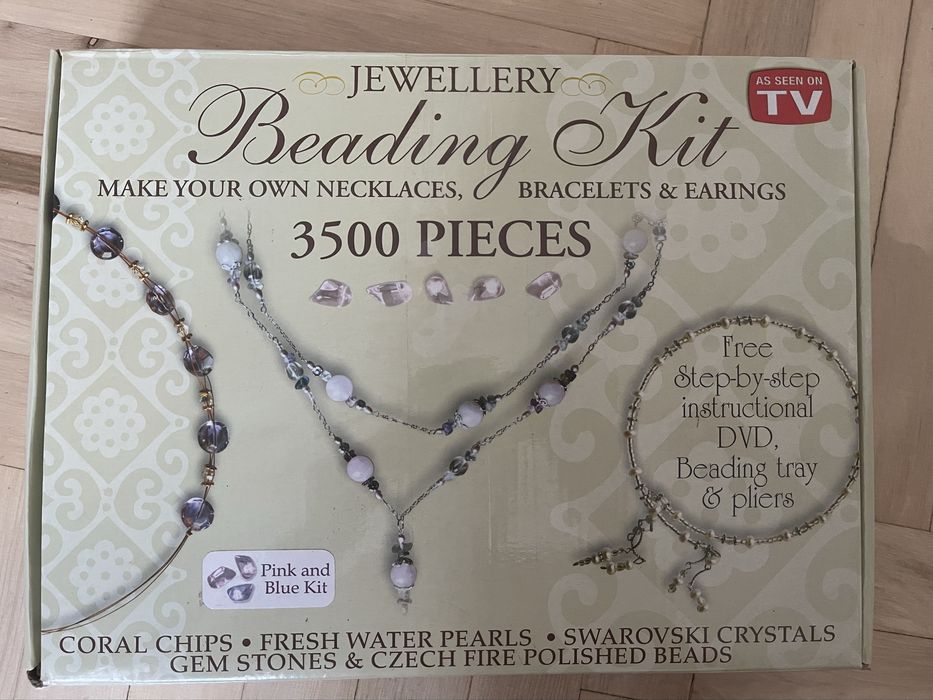 Набір для творчості, бісер, для виготовлення браслетів, біжутерії