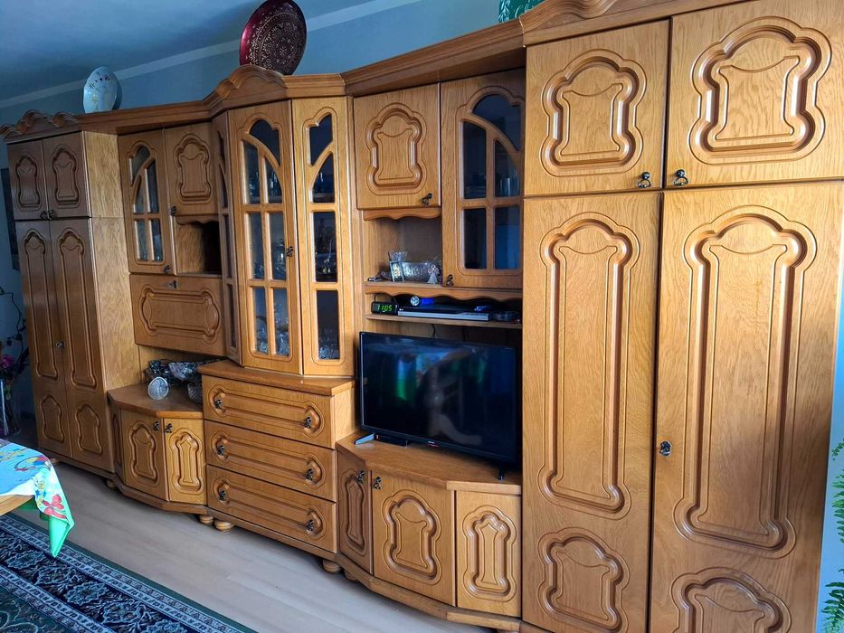 Meble drewno fornir regał duży